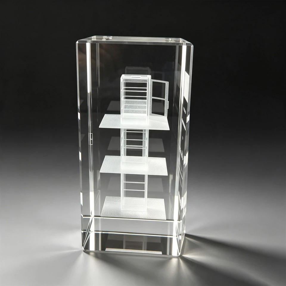 Building Tower Laser Crystal Block suppliers
