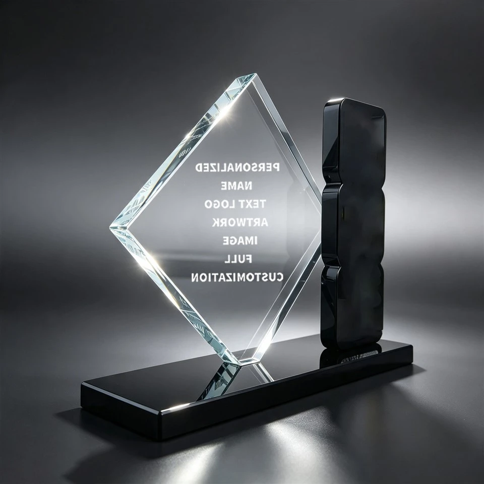 Diamond Photo Split Crystal Trophy best